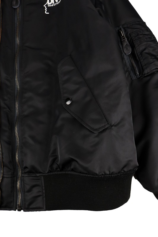 23AW】 UNDERCOVER アンダーカバー NyツイルダブルZIPMA-1 BRAIN