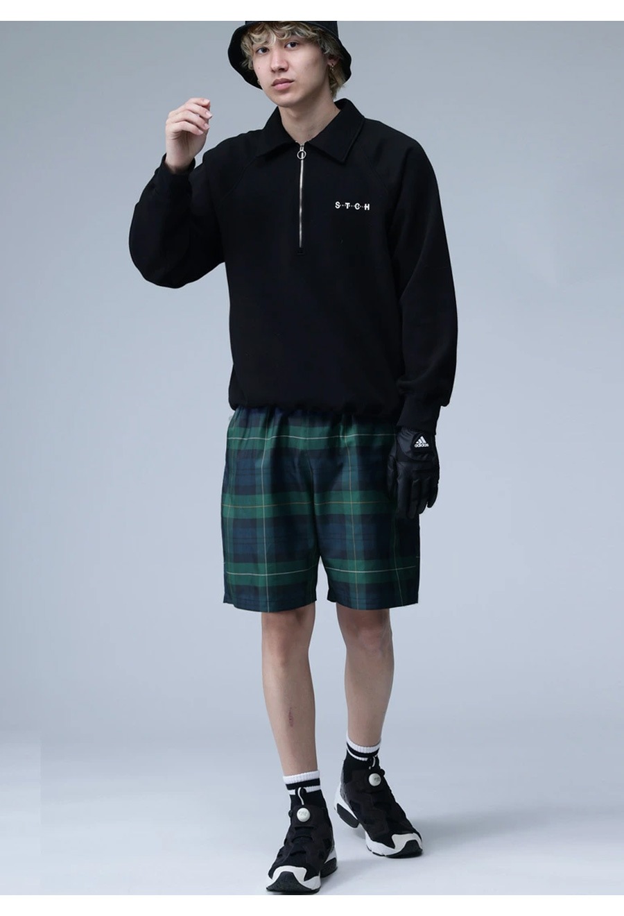 再入荷予定有!ANTIQUA GOLF×STCH ハーフパンツ レディース 送料無料