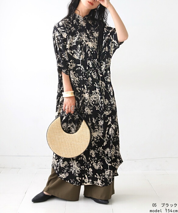 再入荷予定有!花柄ワンピース ワンピース レディース 半袖 花柄 送料