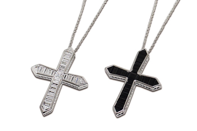 キュービックジルコニア クロスペンダント／4084 | アクセサリー