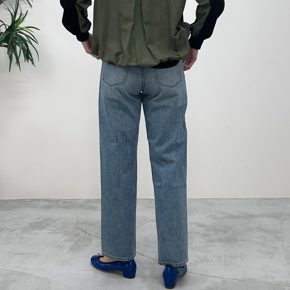 YANUK ヤヌーク】Low Rise Trick Denim ボーイズストレート LEA の通販