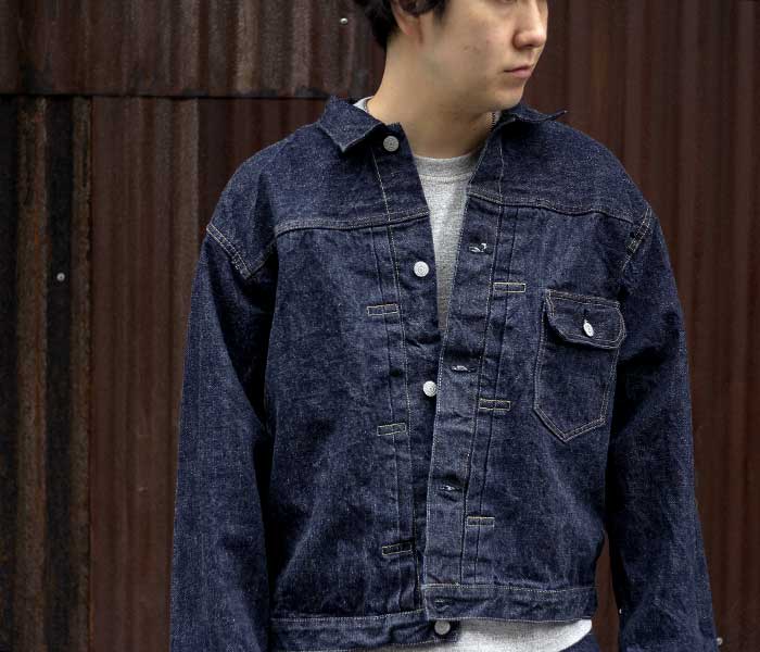 予約商品(お届け予定 3月頃以降) orSlow オアスロウ ジージャン デニム