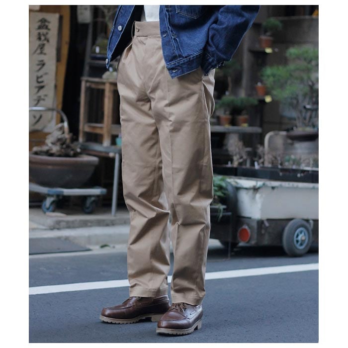 SCYE サイ サンホアキン コットン プリーツ チノ San Joaquin Cotton