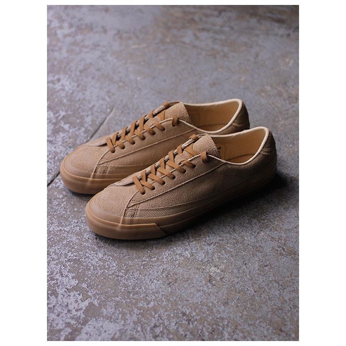 アサヒ ASAHI ベルテッド ロー スウェード スニーカー ベージュ ASAHI