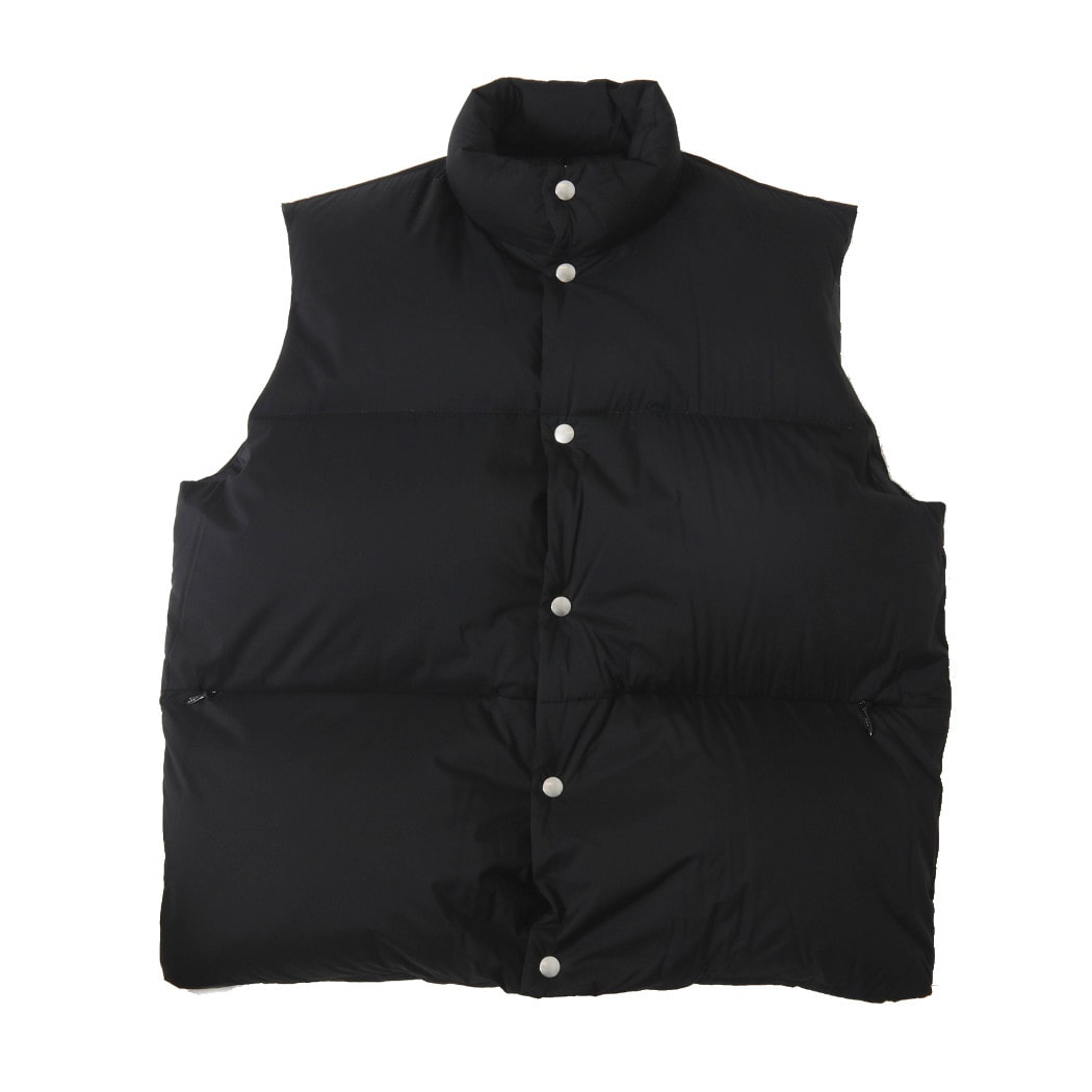 marka マーカ リサイクルナイロンミニリップ パッカブル ダウンベスト