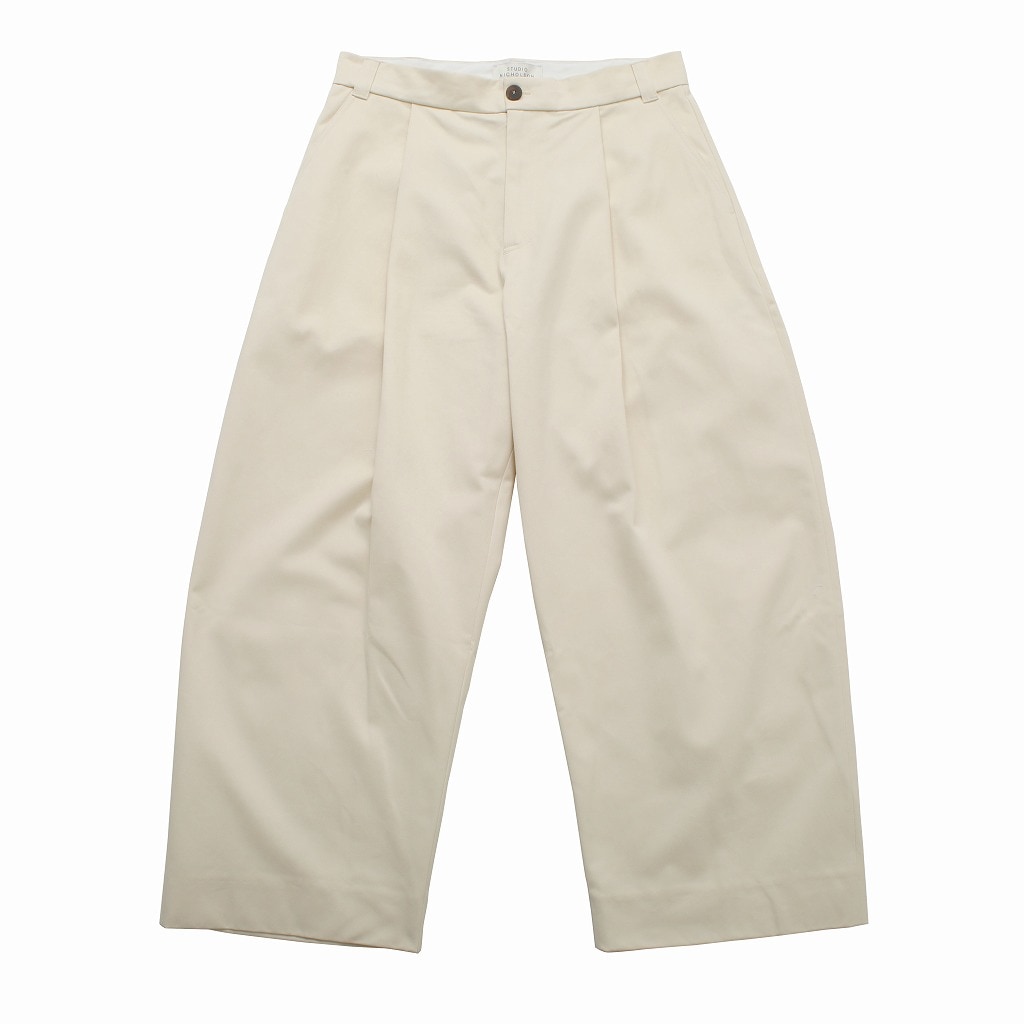 STUDIO NICHOLSON スタジオニコルソン SORTE パンツ PEACHED COTTON