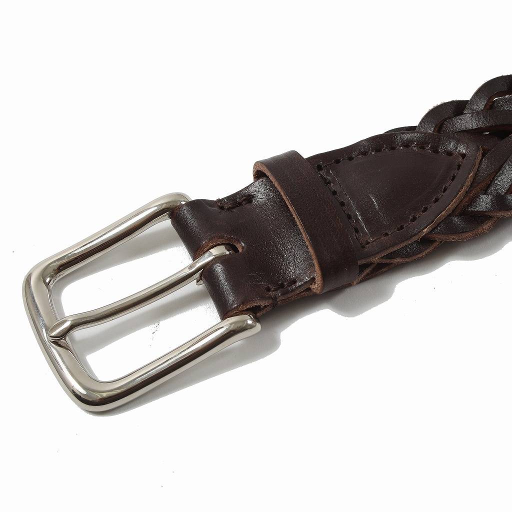 WhitehouseCox【ホワイトハウスコックス】レザーメッシュベルト P1127