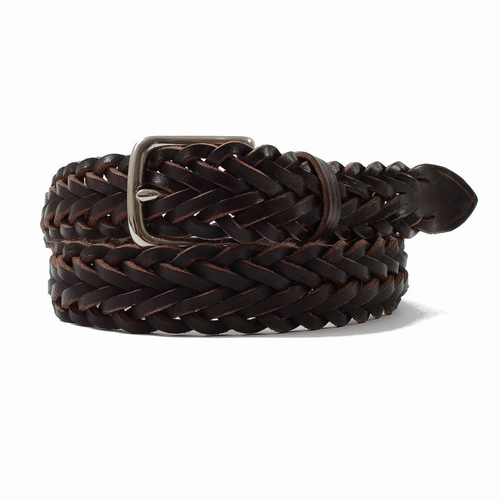 WhitehouseCox【ホワイトハウスコックス】レザーメッシュベルト P1127