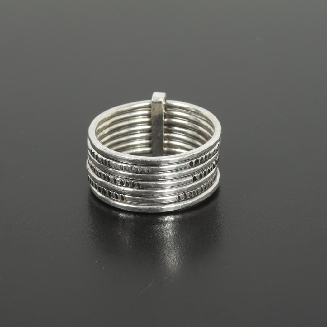 トゥアレグ シルバー ジュエリー TOUAREG SILVER JEWELRY 7連リング