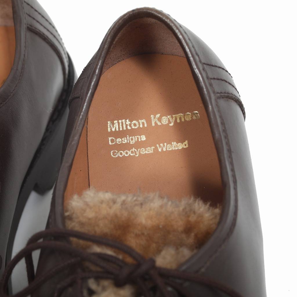 MiltonKeynes ミルトンキーンズ ファーレザーチロリアンシューズ