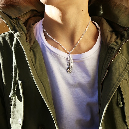 T-52h（60mm） アリゾナフリーダム/プレーンフェザーネックレストップ