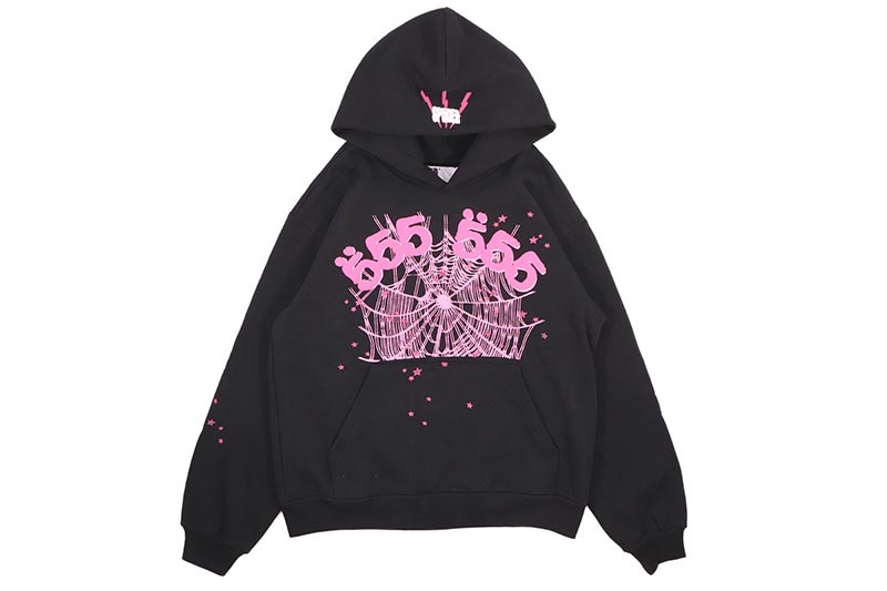 SP5DER ANGEL NUMBER 555 HOODIE (BLACK) | Brand,S-Z,SP5DER