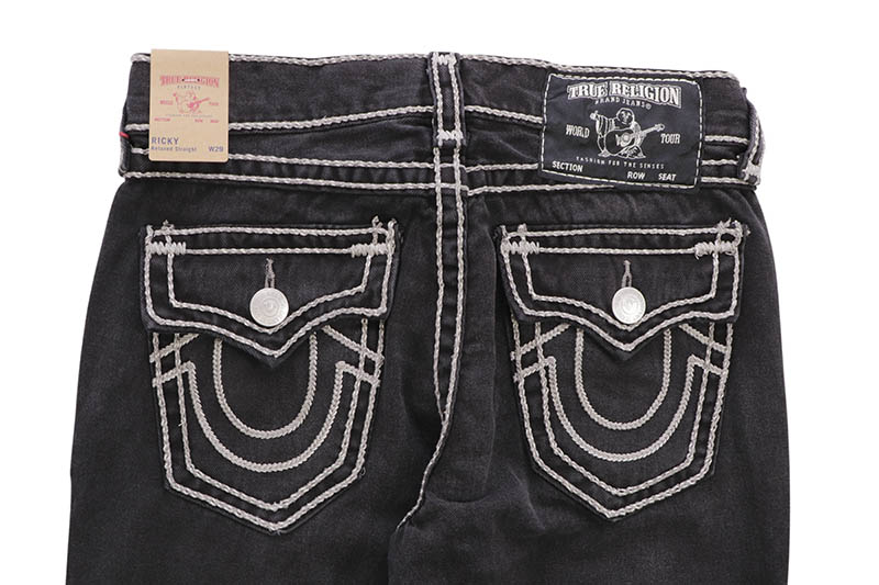 TRUE RELIGION RICKY SUPER T ROPE STITCH STRAIGHT JEAN (108709