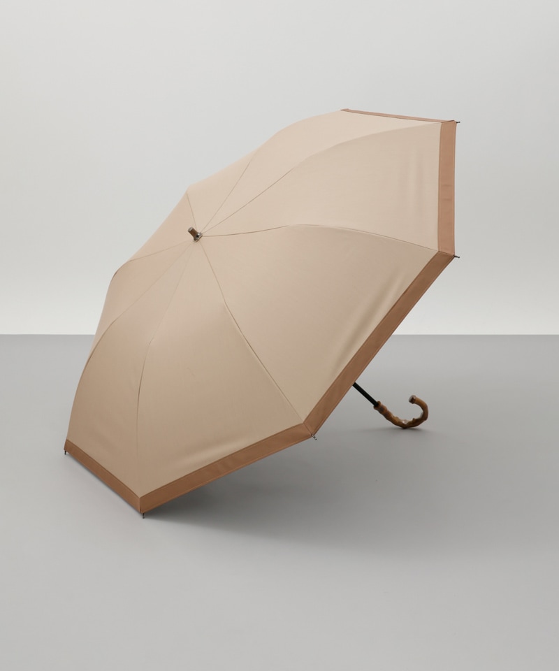 WEB・直営店限定】 グログラン晴雨兼用傘（折りたたみ・トップフラット