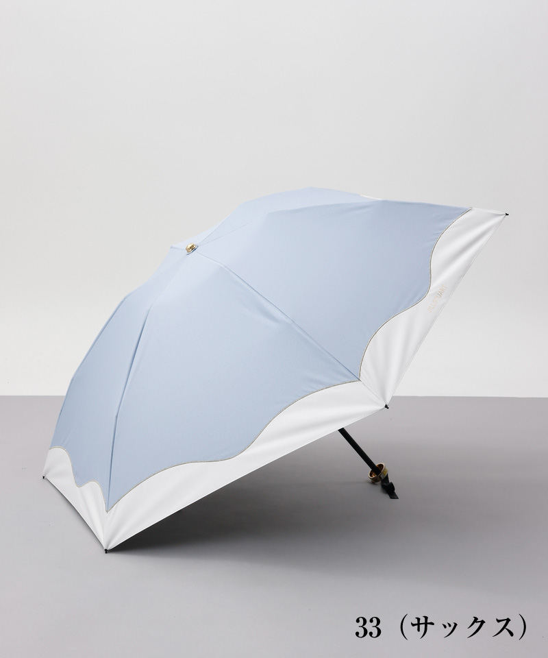 JILL STUART（ジル スチュアート）】 バイカラー柄 晴雨兼用傘