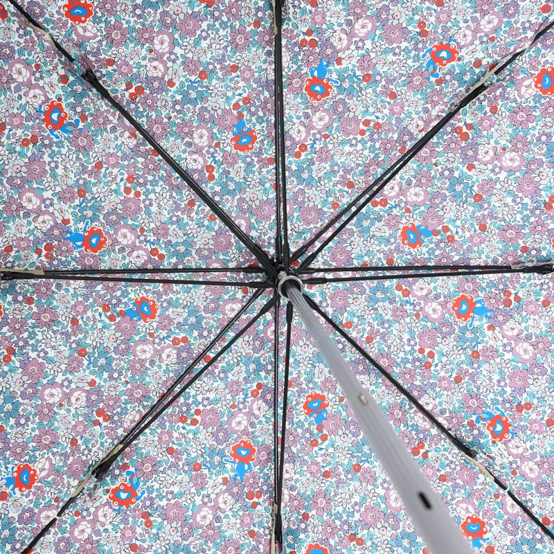 EXPO2025ミャクミャク裏地小花柄プリント 晴雨兼用傘（長傘） 🄫Expo