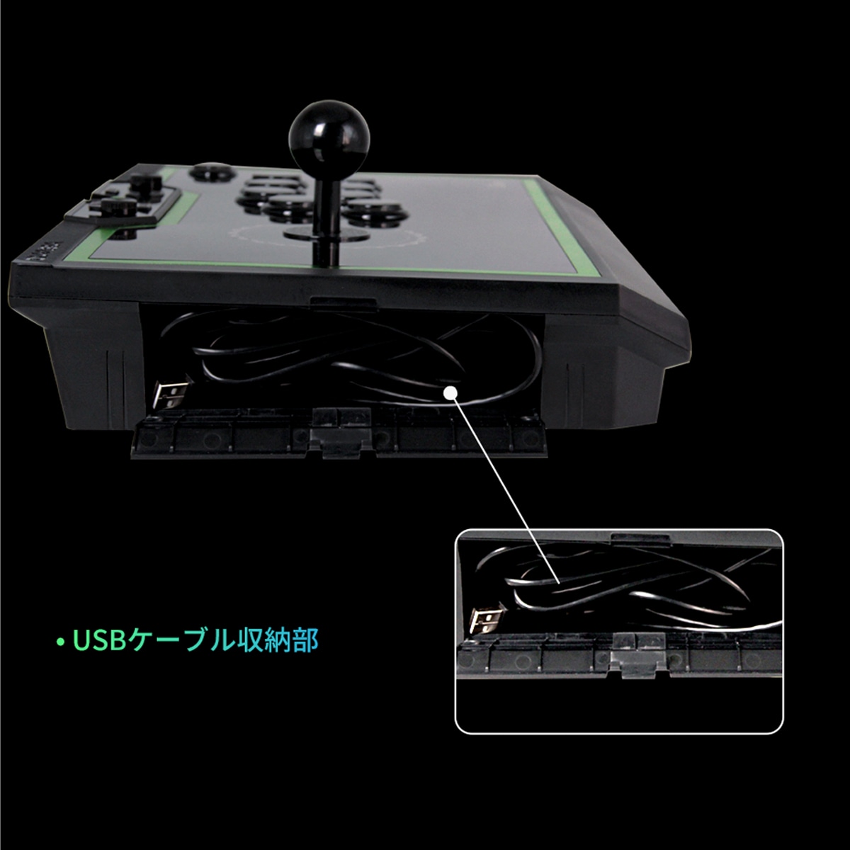 LED静音ボタン】 Qanba Q8 Silent Button Arcade Joystick クァンバ Q8