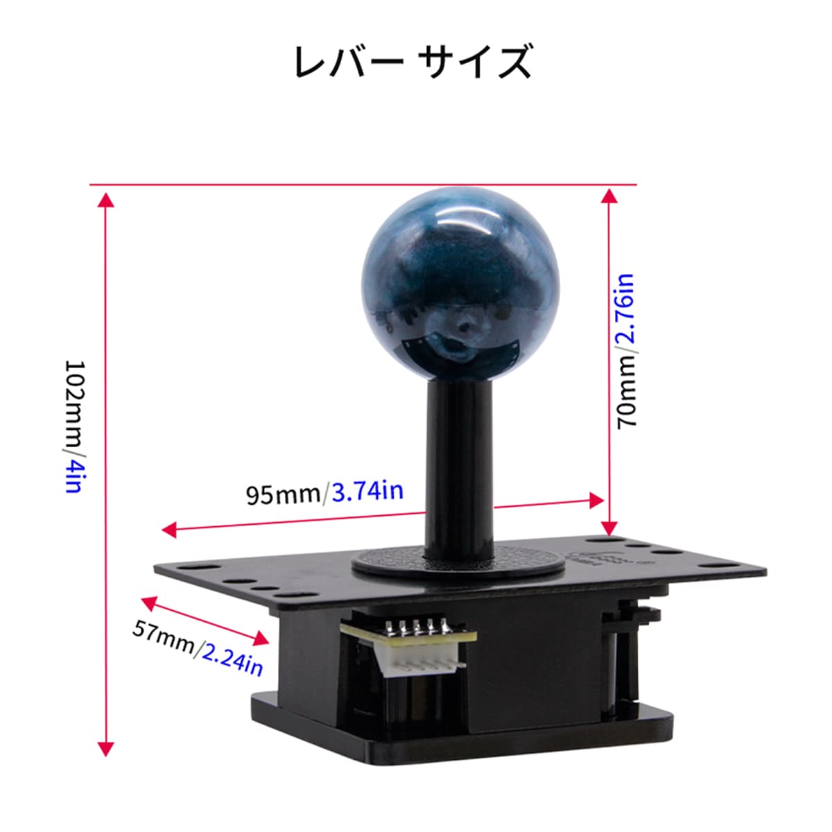 静音】 Qanba Gravity Mechanical Shafts Switch Silent Lever
