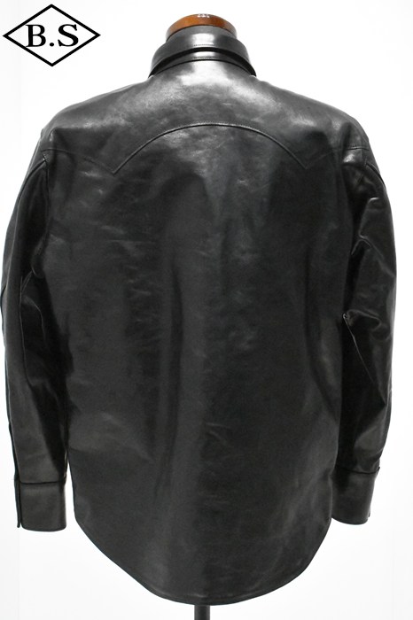 MASSES / マシス MASSES レザージャケット HORSE LEATHER SHIRT