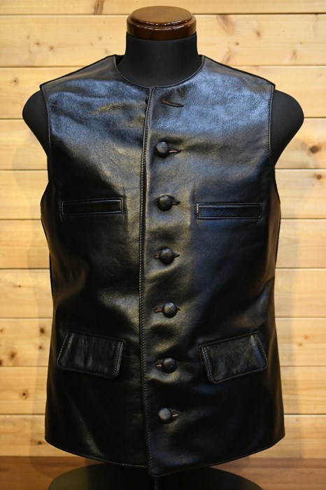 ベスト / エアロレザー AERO LEATHER レザーベスト Shackleton
