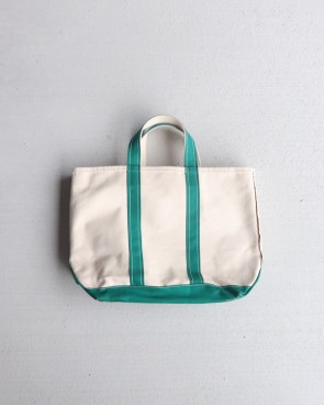 Vintage 80s Navy L.L.BEAN Canvas Tote (L)