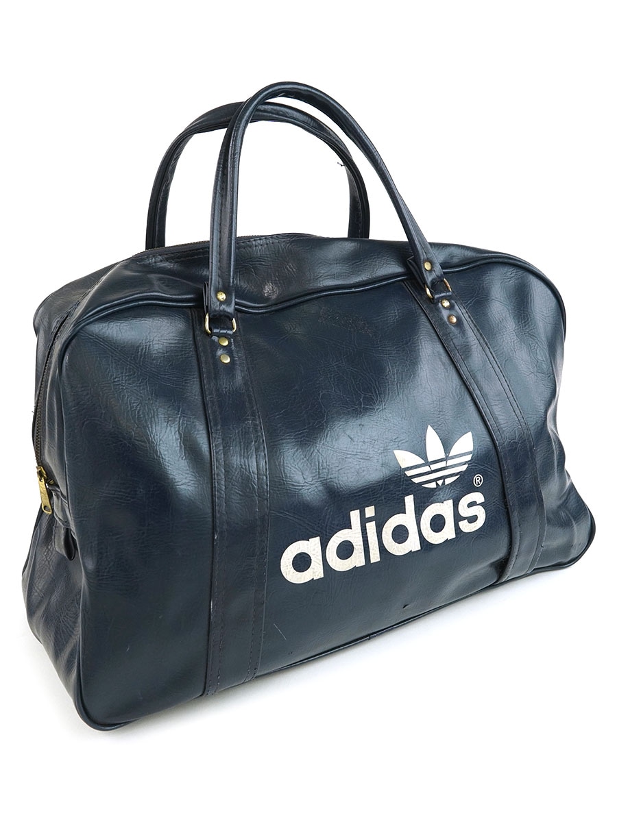 70's adidas エナメル ボストンバッグ ネイビー | NEW ITEM