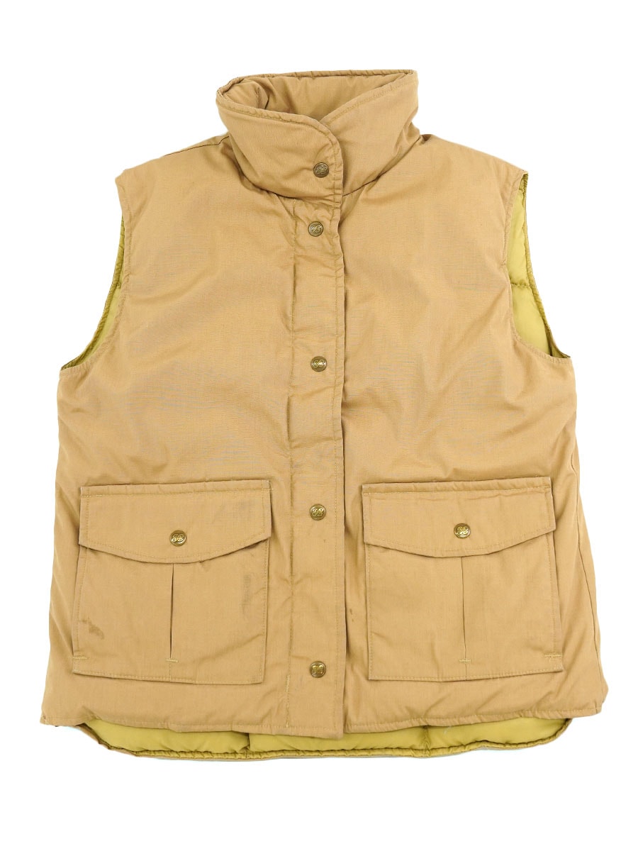 80's～ 黒タグ エディバウアー ダウンベスト 実寸(S位) レディース