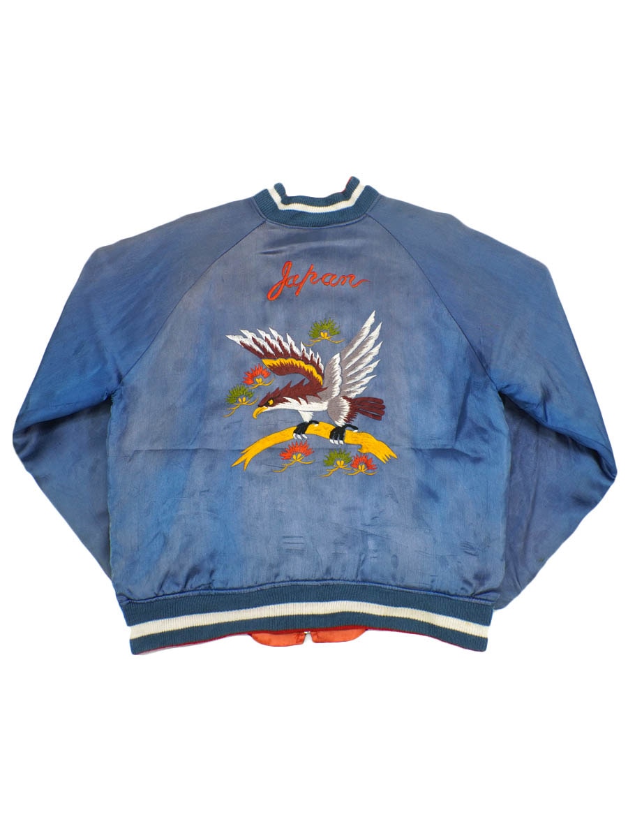 50's ビンテージ スカジャン 鷹x虎 実寸(L位) | SOLD OUT