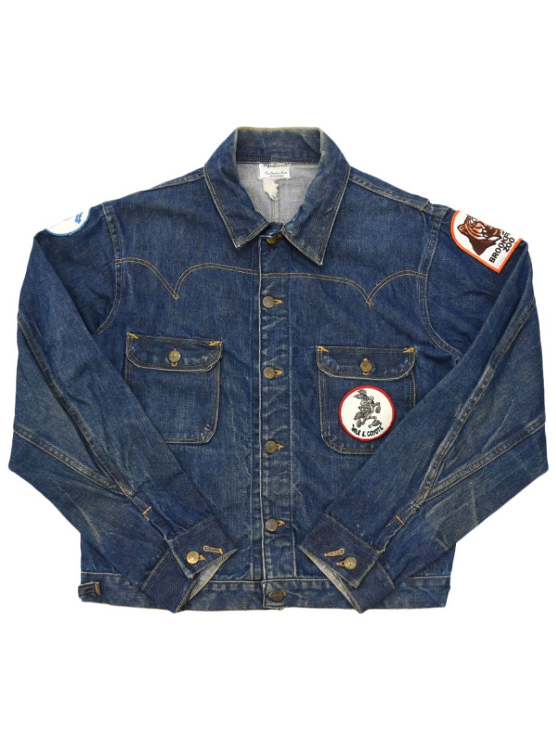 50's～ Madewell 2ポケット デニムジャケット 実寸(38～40位) ワッペン