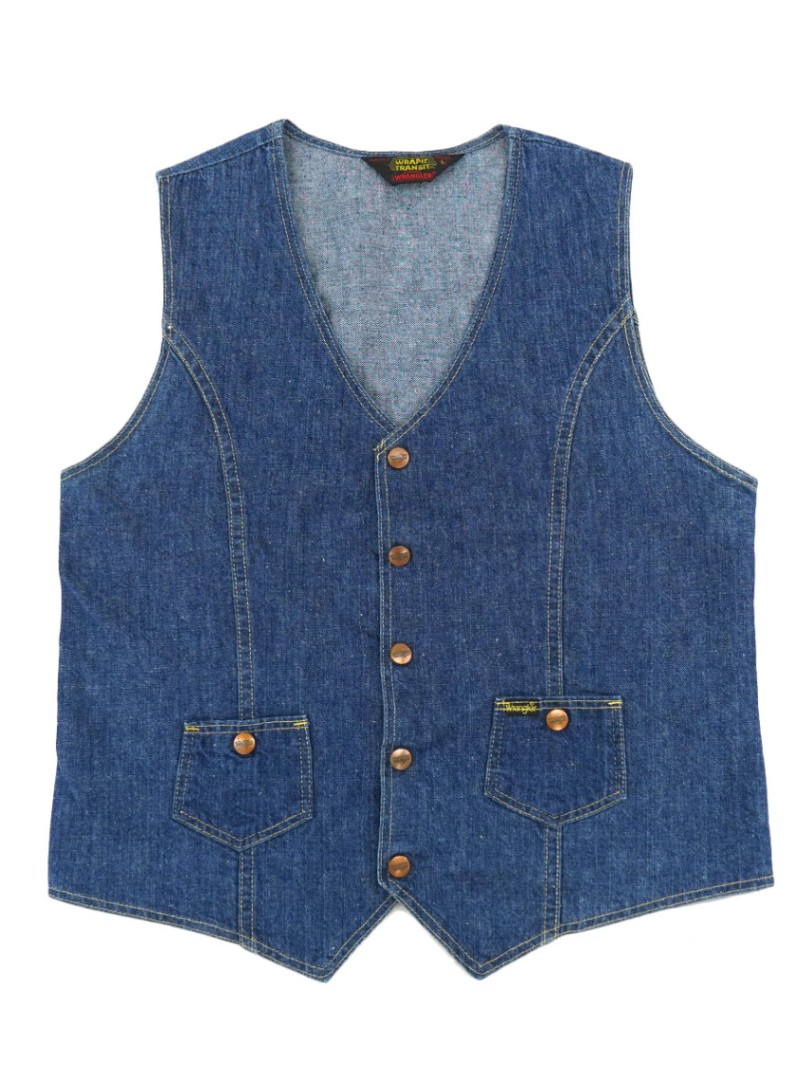 70's～ Wrangler デニムベスト 表記(L) ASIS | すべての商品