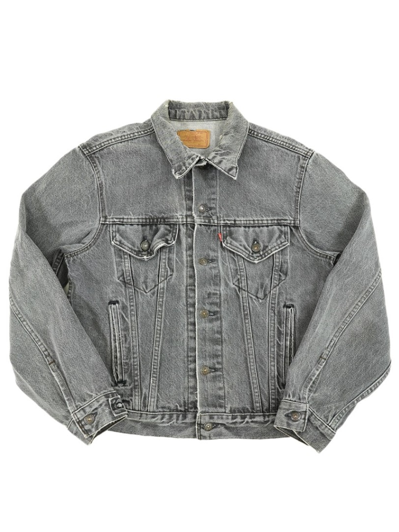 80's Levi's 70506 先染めブラック デニムジャケット 表記(40) USA製
