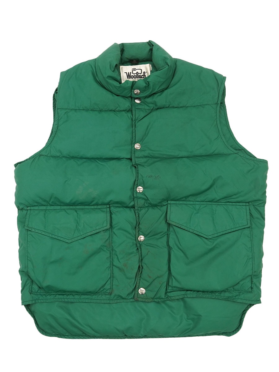 80's Woolrich ダウンベスト グリーン 表記(L) | すべての商品