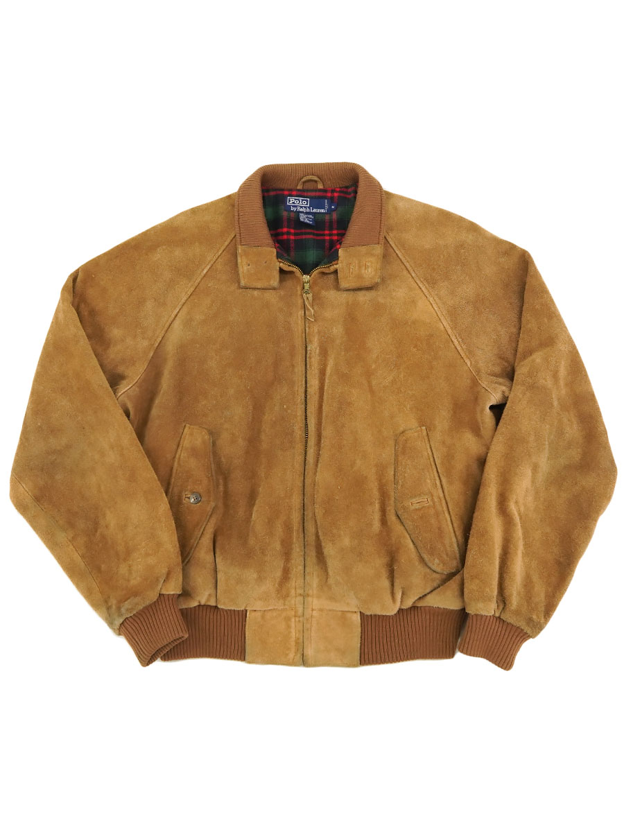 ラルフローレン G-9タイプ スウェード ハリントンJKT 表記(M) | すべて