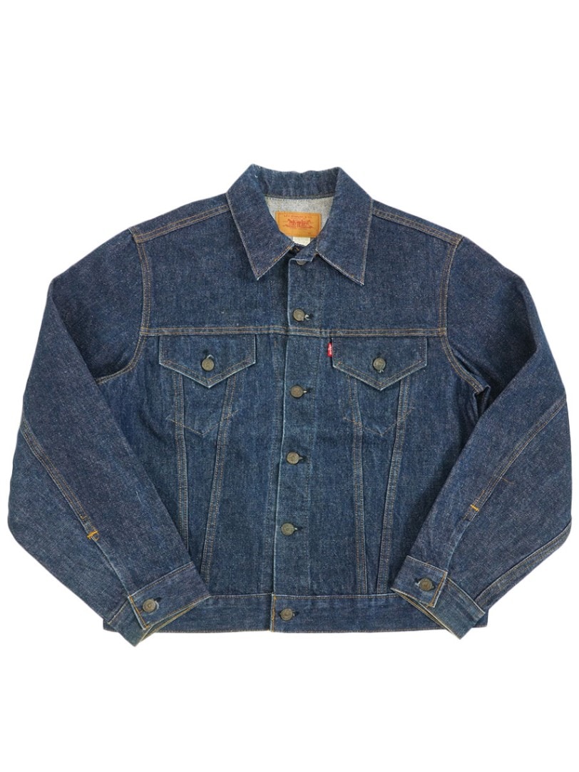 70's Levi's 70505 スモールe デニムジャケット 濃紺 実寸(40位