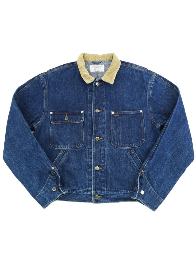 80's ラルフローレン 襟コーズ デニムJKT 表記(M) USA製 | すべての