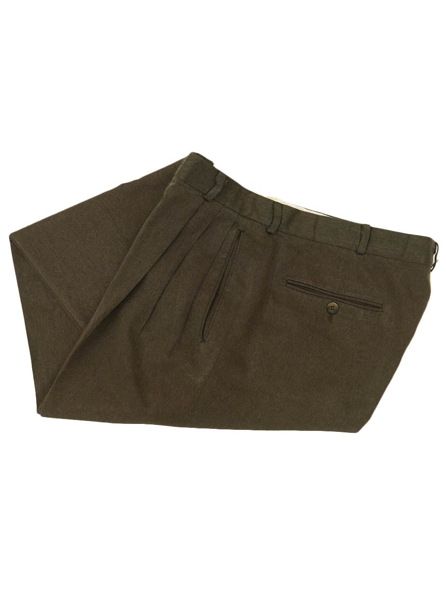 90's SLATES 3タック スラックスパンツ ブラウン 表記(34x30) USA製