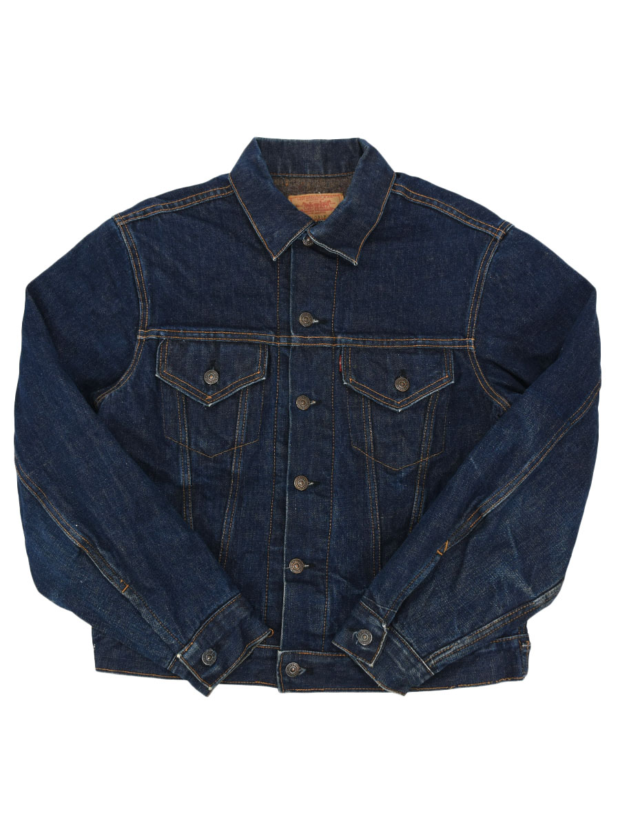 60's Levi's 70505 BIG-E ブランケット デニムジャケット 濃紺 表記(42