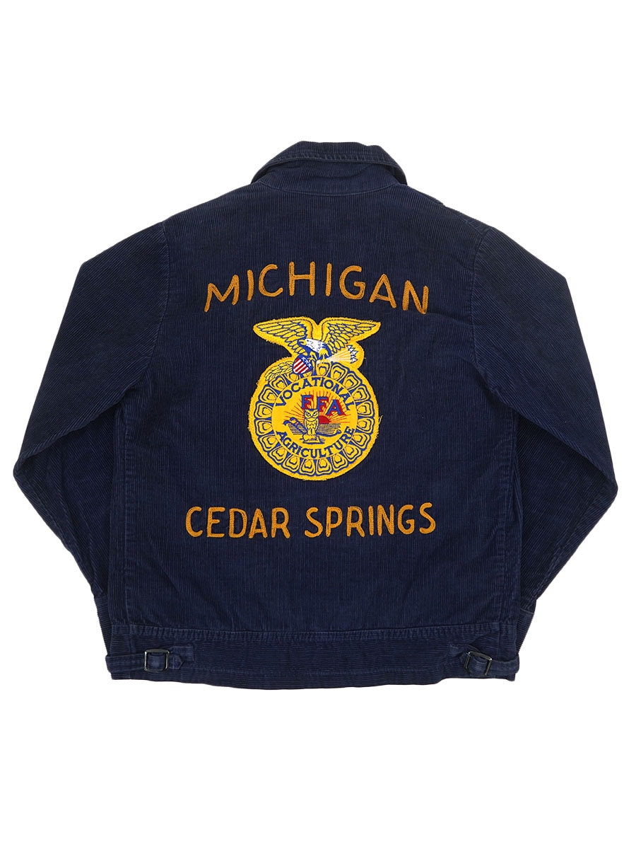 70's ''MICHIGAN CEDAR SPRINGS'' FFAジャケット 表記(36) ピンズ付き