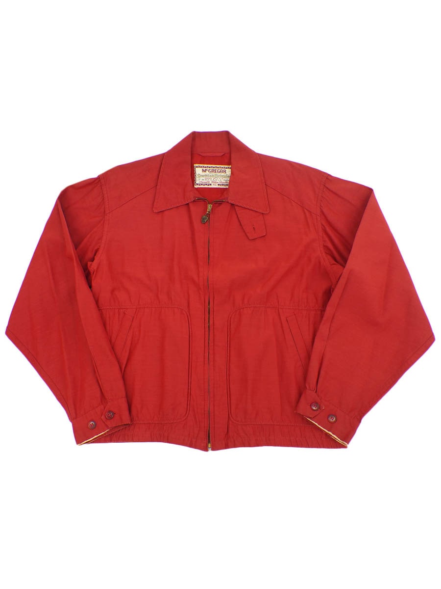 60's McGREGOR ドリズラージャケット レッド 表記(40) | すべての商品