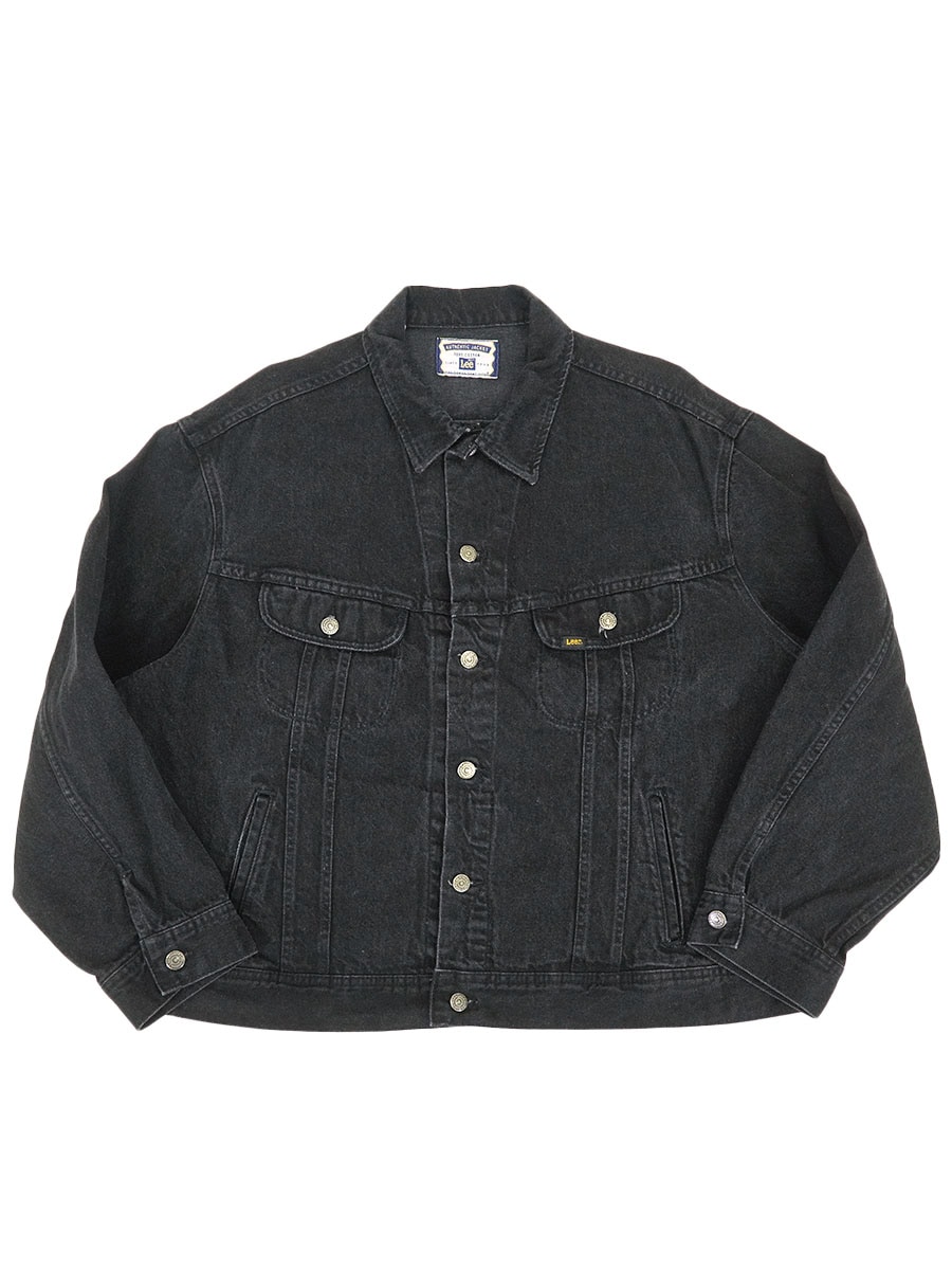 90's Lee 220 ブラック デニムジャケット 表記(XXL) USA製 | すべての