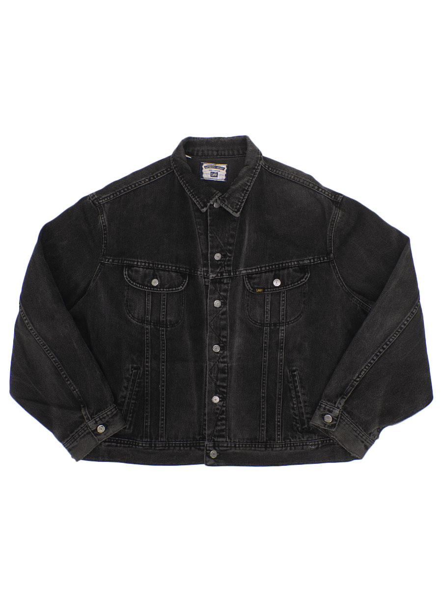 90's Lee 220 ブラック デニムジャケット 実寸(XXL位) | すべての商品