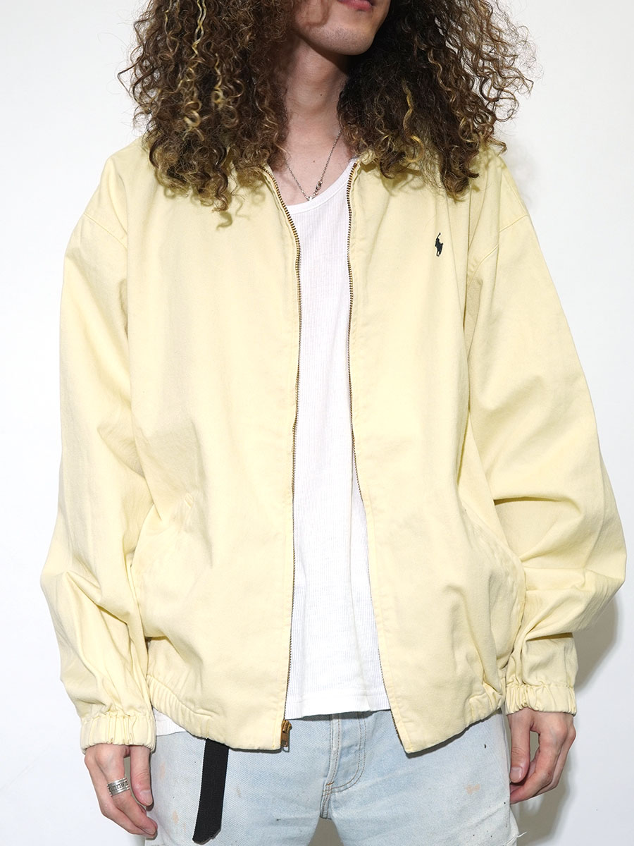 ラルフローレン 100%コットン スウィングトップ 表記(L) レモン