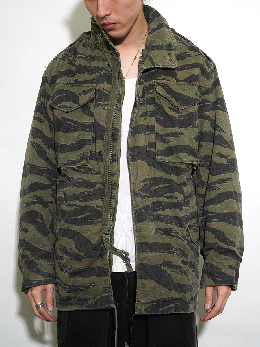 80's M-65 フィールドジャケット タイガーカモ 表記(SMALL-REGULAR
