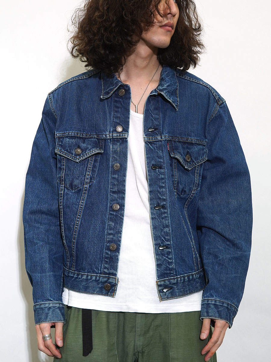 60's Levi's 70505 BIG-E デニムジャケット 良雰囲気 表記(48) ビッグ