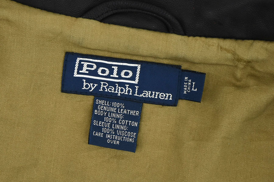 ラルフローレン レザースウィングトップ ブラック 表記(L) | すべての