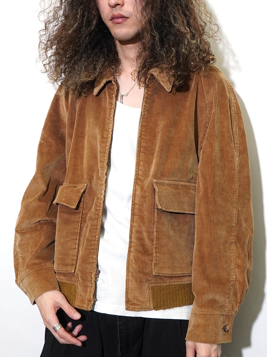 70's Lee Separate-lees 太畝コーデュロイジャケット ブラウン 実寸(L