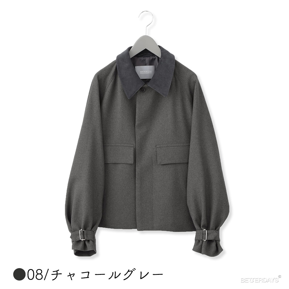 ショートジャケット ラスパー アウター ブルゾン マッキントッシュ