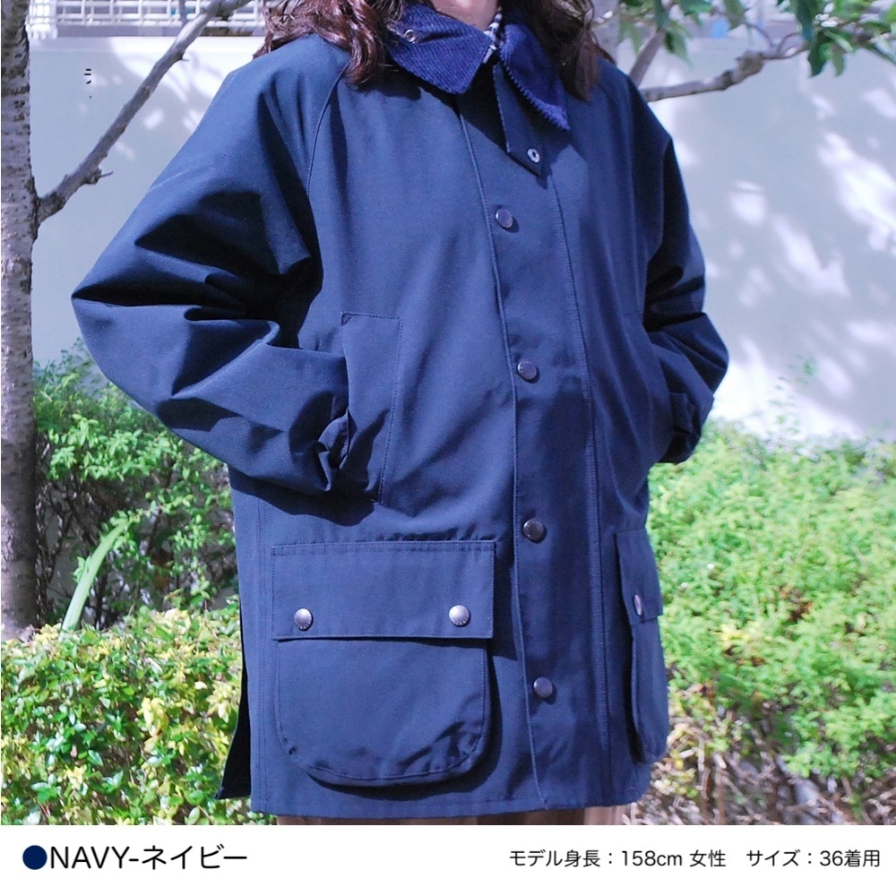 バブアー ノンオイル ビデイル 2レイヤー ノンオイルドコットン