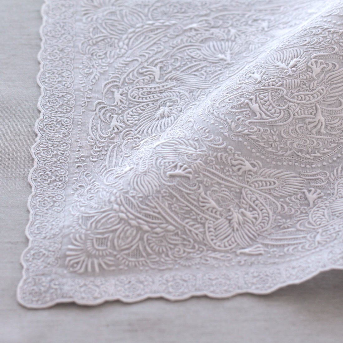 送料無料】汕頭手刺繍 ハンカチ ヘリテージ | レディース,スワトウ