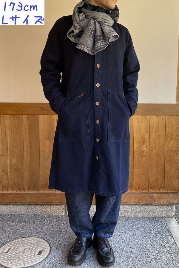 BlueTrick】 ロングショップコート 刺子 | ジャケット | BlueTrick